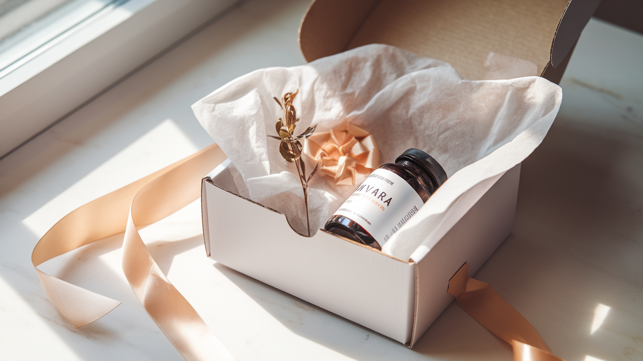 Ambalare și livrare pentru comanda Nivara Glow+